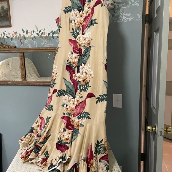 Retro Hawaiian dress size 12 - Picture 2 of 6
